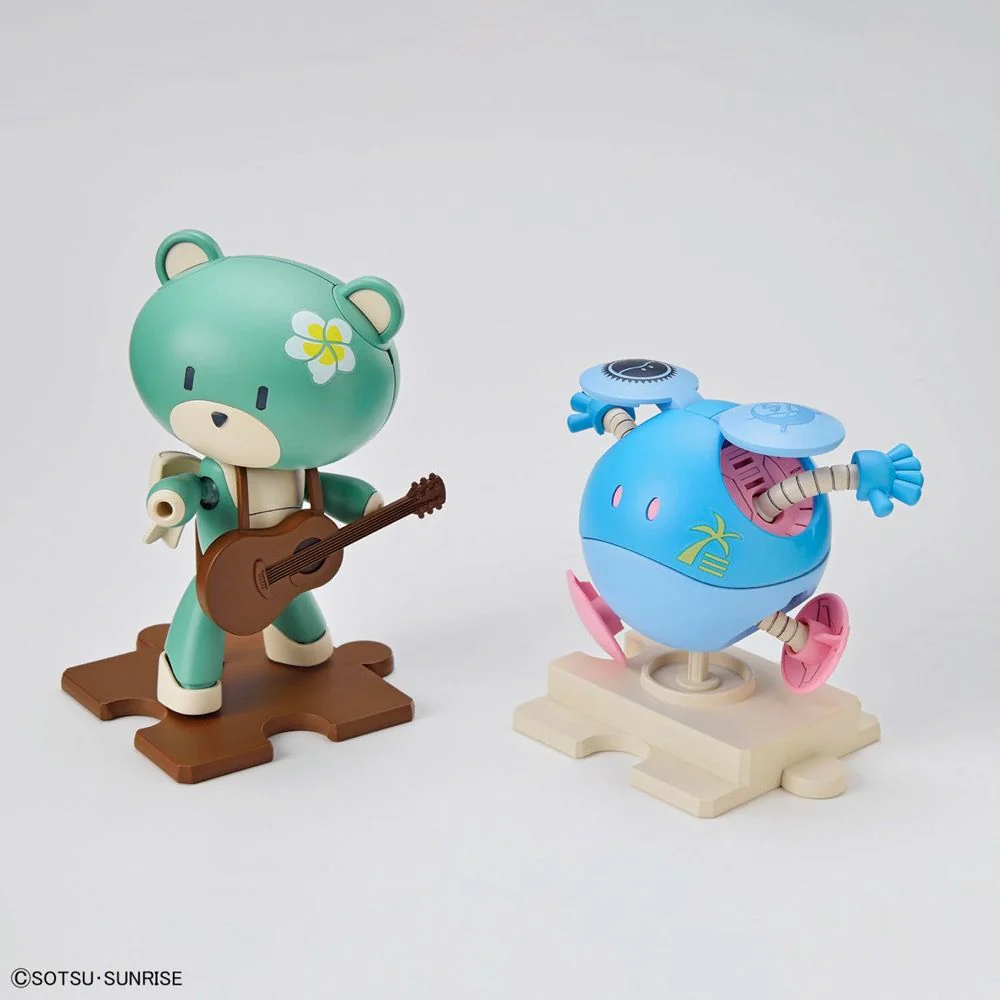 HGGBM#09 Beargguy Ohana, Petit'GGuy & AloHalo 1/144 Scale Model Kit - Image 4