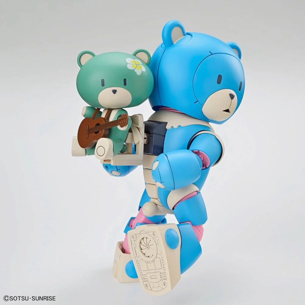 HGGBM#09 Beargguy Ohana, Petit'GGuy & AloHalo 1/144 Scale Model Kit - Image 6