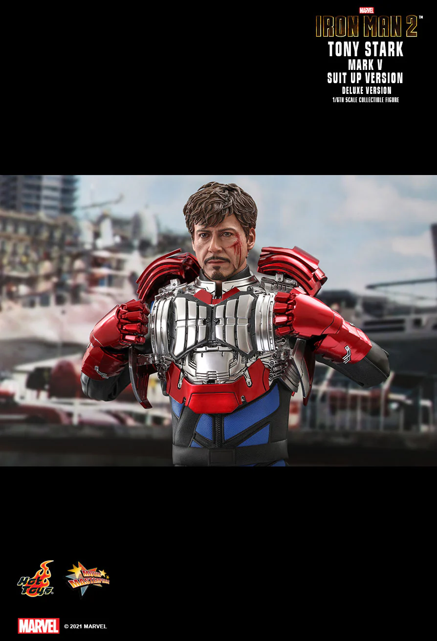Iron Man 2 - Tony Stark (Mark V Suit Up Ver.) MMS600-D18 - Image 10