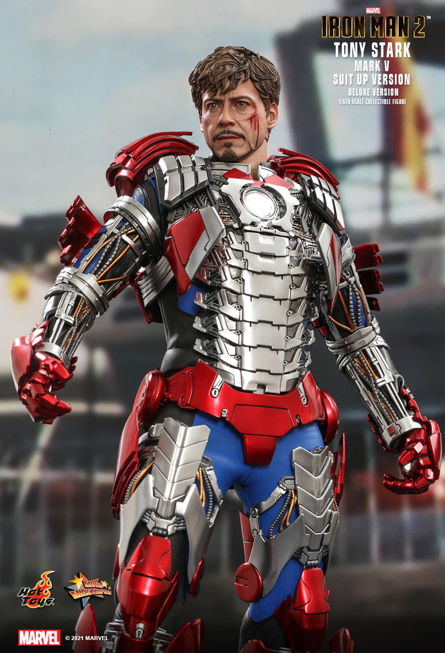 Iron Man 2 - Tony Stark (Mark V Suit Up Ver.) MMS600-D18 - Image 2