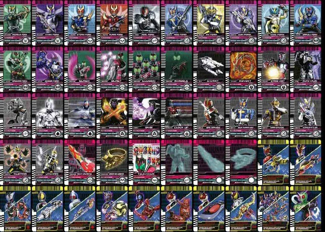 Kamen Rider Decade Complete Selection Modification Rider Card Set - Image 3