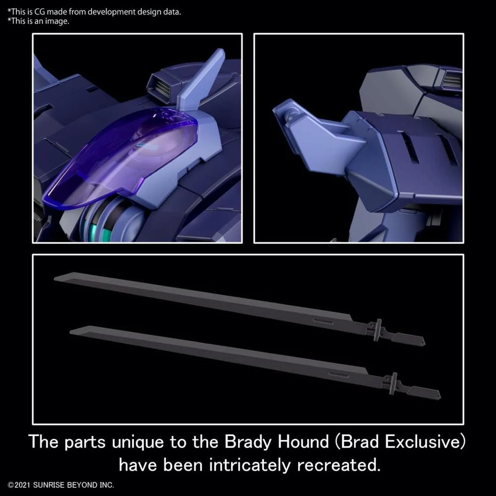 Kyoukai Senki HG #008 1/72 Brady Hound (Brad Exclusive) Model Kit - Image 10