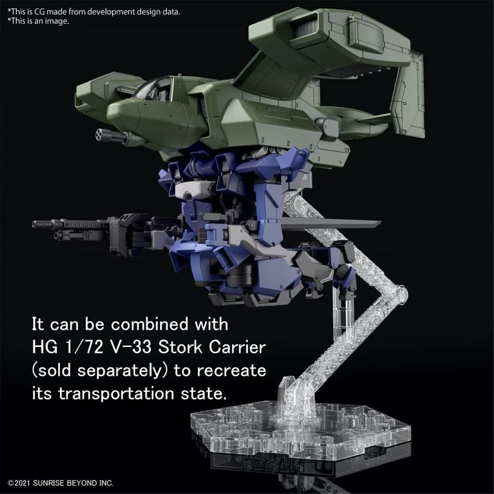 Kyoukai Senki HG #008 1/72 Brady Hound (Brad Exclusive) Model Kit - Image 9