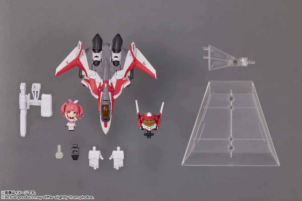 Macross Delta Tiny Session - VF-31C Siegfried (Mirage Use Ver.) & Makina Nakajima Figure Set - Image 10