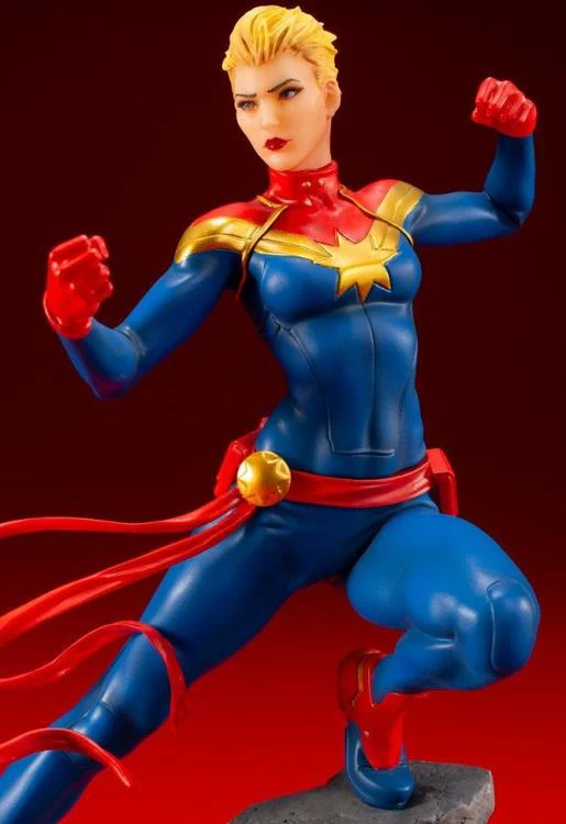 Marvel Comics Avengers: Captain Marvel Artfx+ Statue - Image 4