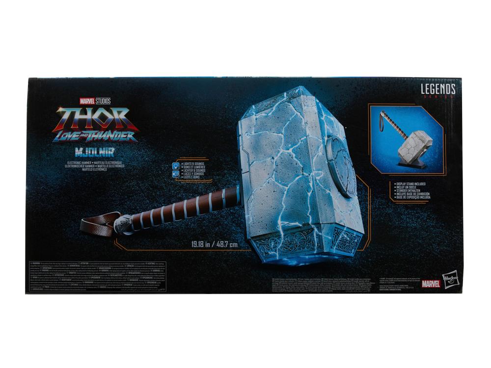 Marvel Legends Avengers Gear Thor: Love and Thunder Mjolnir Electronic Hammer - Image 10