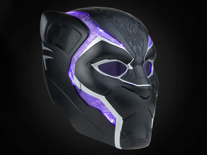 Marvel Legends Black Panther 1:1 Wearable Helmet (Purple Vibranium Ver.) - Image 2
