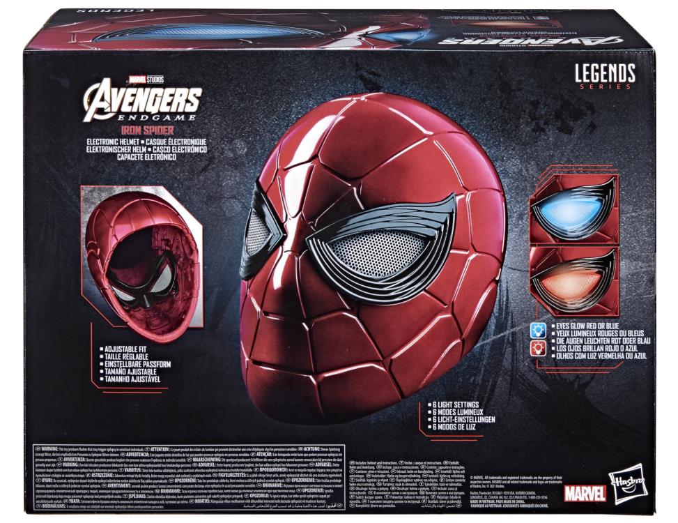 Marvel Legends Iron Spider 1:1 Wearable Electronic Helmet - Image 8