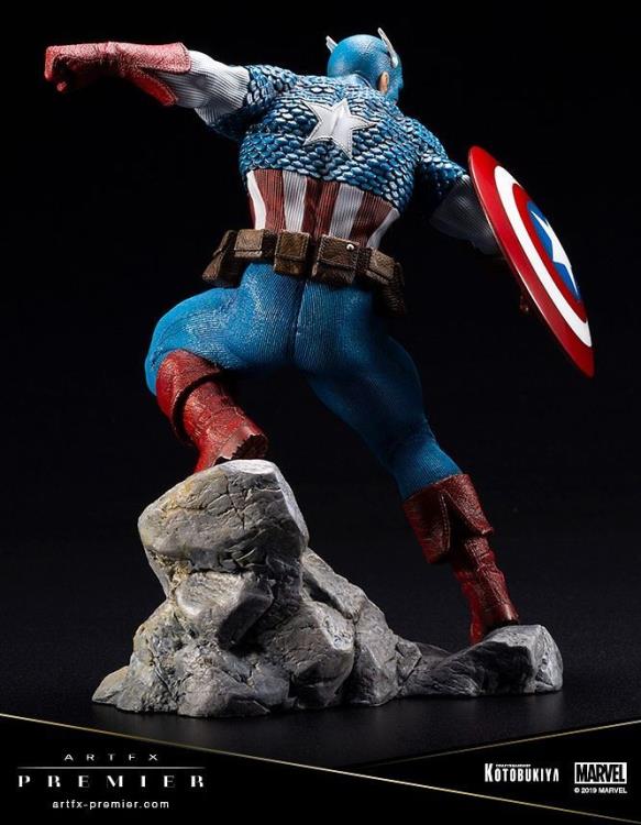Marvel Premier Captain America Limited Edition Artfx Statue - Image 3
