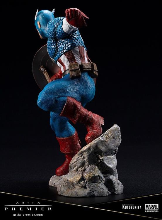 Marvel Premier Captain America Limited Edition Artfx Statue - Image 4