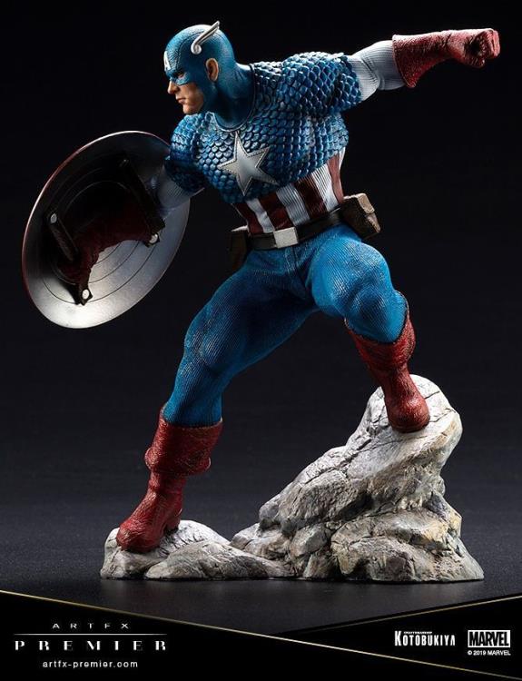 Marvel Premier Captain America Limited Edition Artfx Statue - Image 5