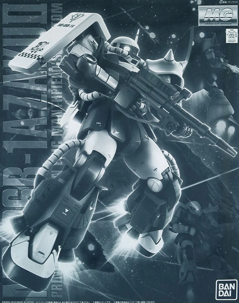 MG MS-06R-1A Zaku II Eric Manthfield's Custom - P-Bandai