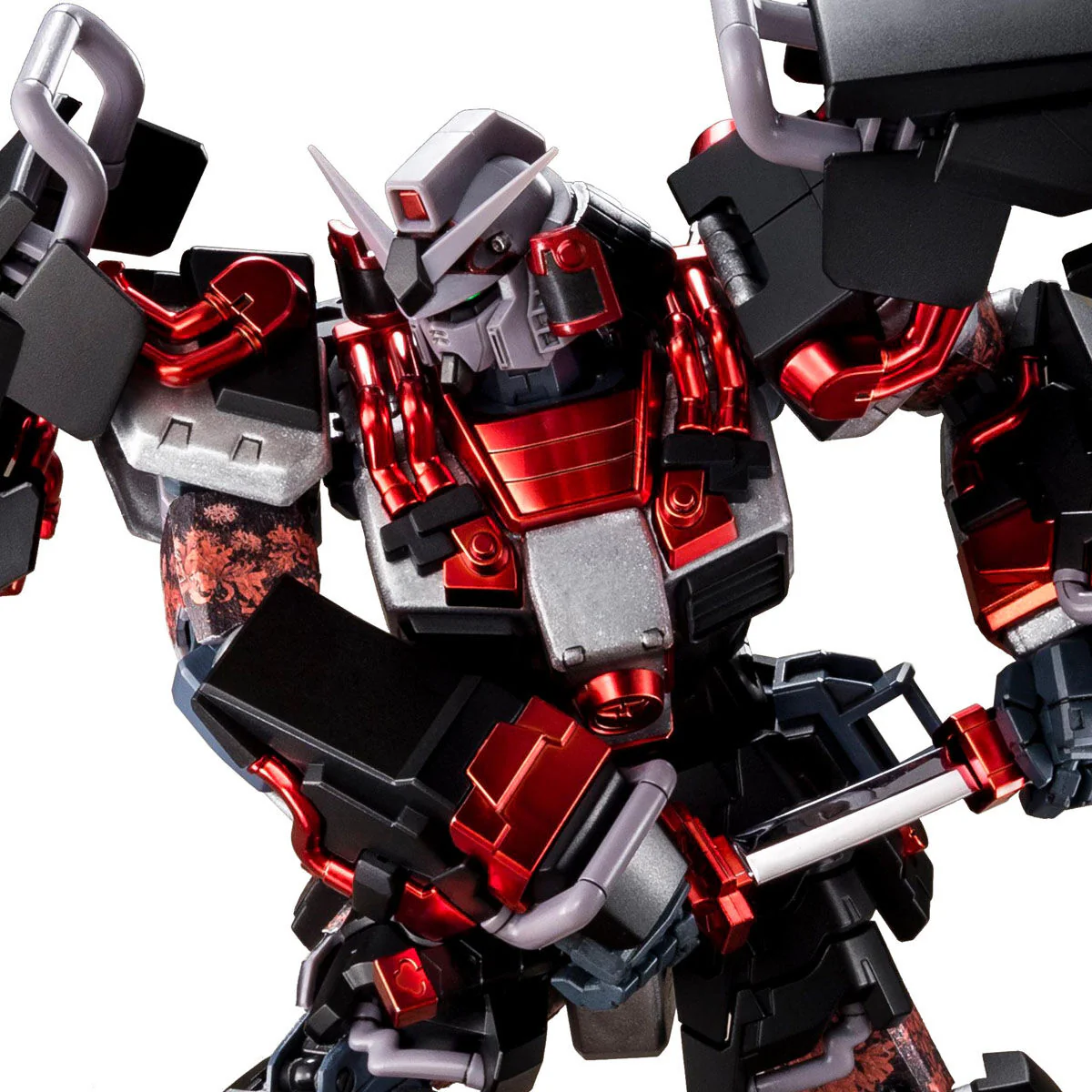 MG Shin Musha Gundam Sengoku No Jin Black Robe Large Armor P-Bandai - Image 10