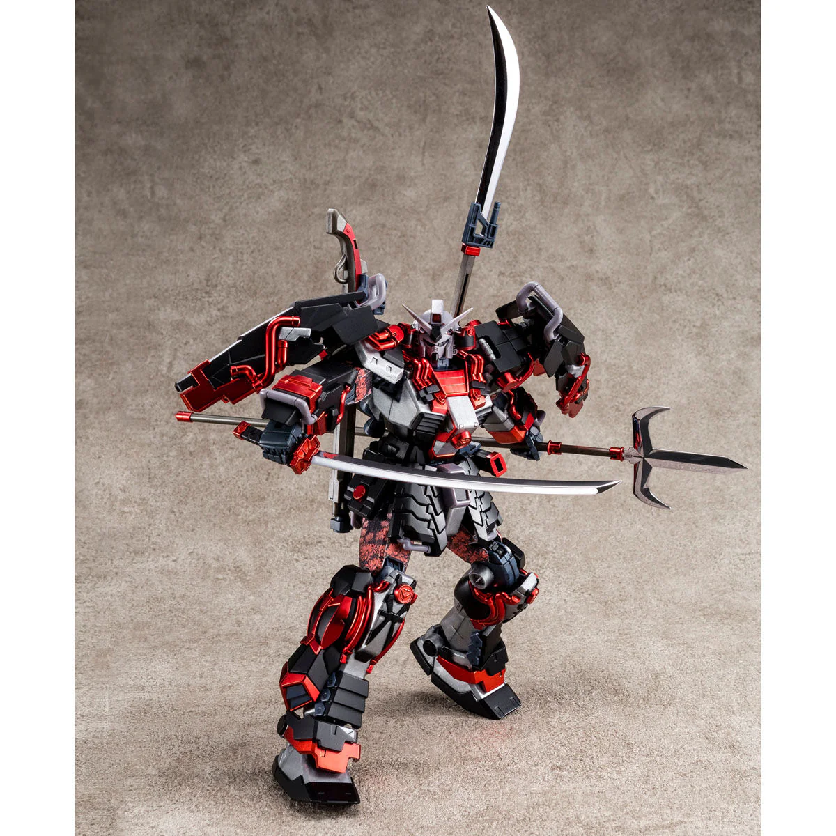 MG Shin Musha Gundam Sengoku No Jin Black Robe Large Armor P-Bandai - Image 3