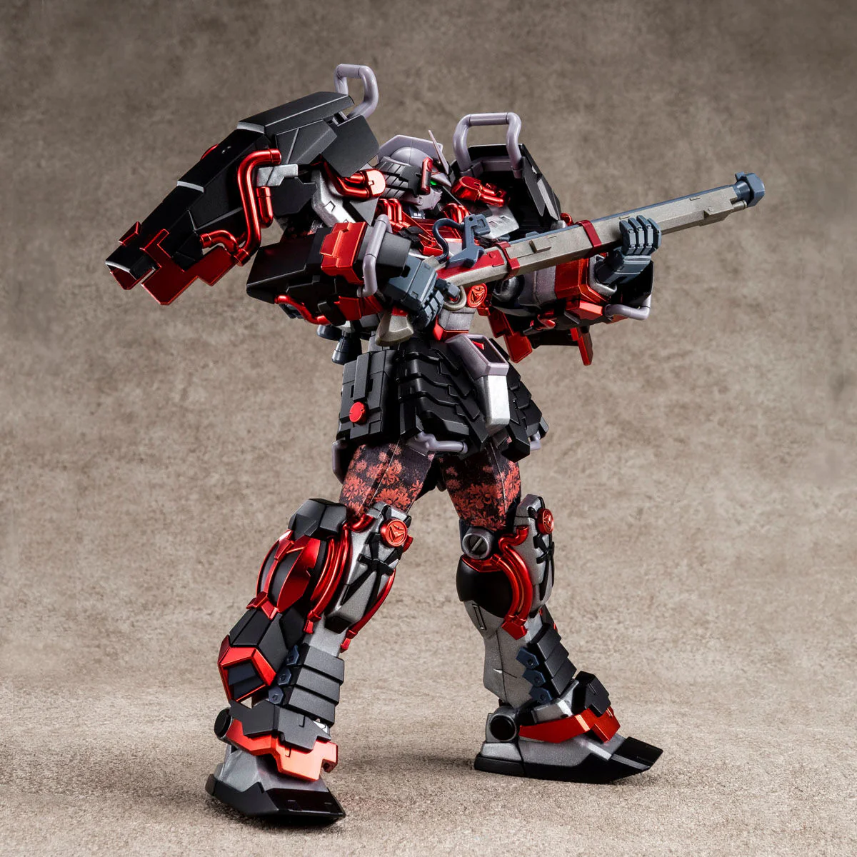 MG Shin Musha Gundam Sengoku No Jin Black Robe Large Armor P-Bandai - Image 4