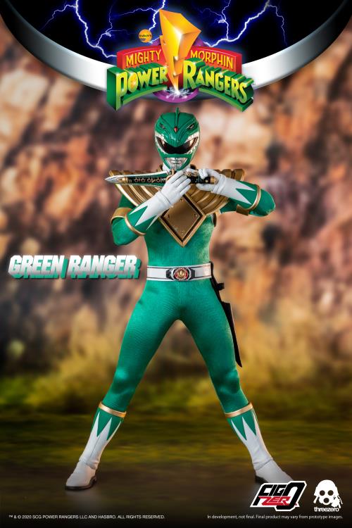 Mighty Morphin Power Rangers FigZero Green Ranger 1/6 Figure - Image 2