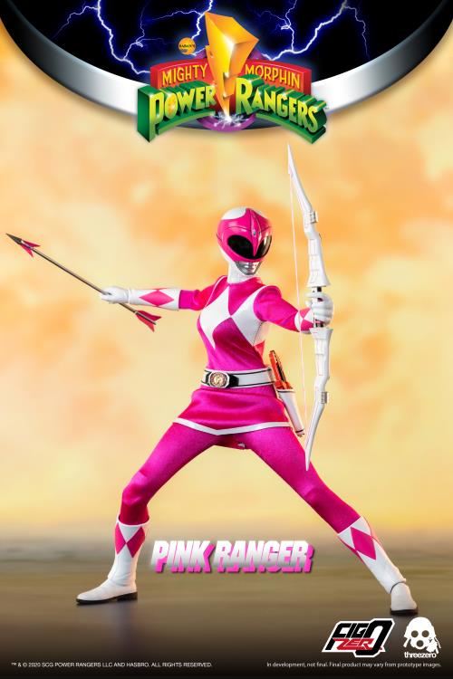 Mighty Morphin Power Rangers FigZero Pink Ranger 1/6 Figure - Image 2