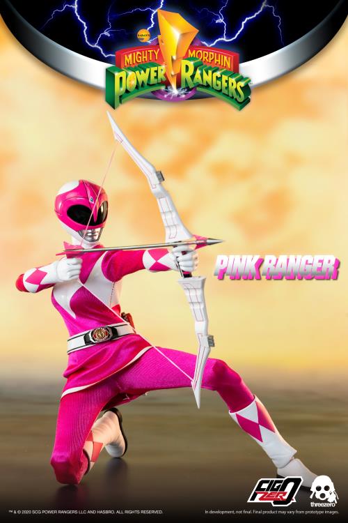 Mighty Morphin Power Rangers FigZero Pink Ranger 1/6 Figure - Image 3