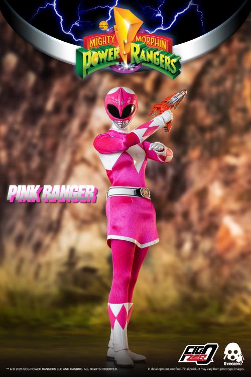 Mighty Morphin Power Rangers FigZero Pink Ranger 1/6 Figure - Image 4