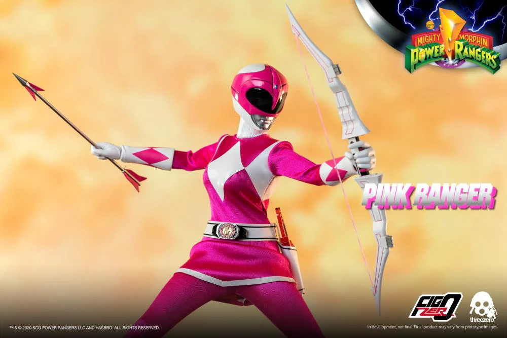 Mighty Morphin Power Rangers FigZero Pink Ranger 1/6 Figure - Image 7
