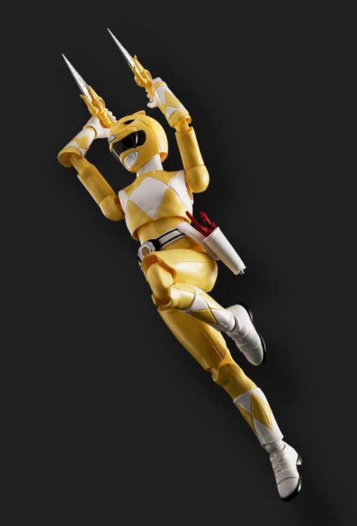 Mighty Morphin Power Rangers Furai 32 - Yellow Ranger Model Kit - Image 7