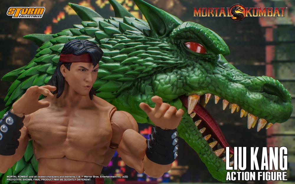 Mortal Kombat VS Series: Liu Kang and Dragon 1/12 Scale Figure - Image 16