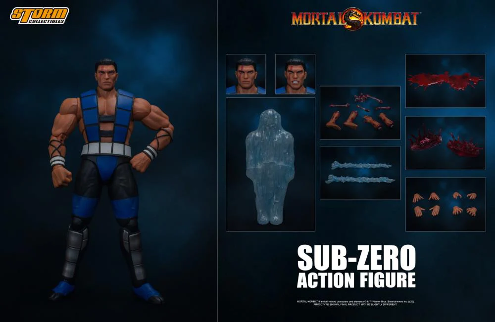 Mortal Kombat VS Series: MK3 Sub-Zero (Unmasked) 1/12 Scale Figure - Image 11