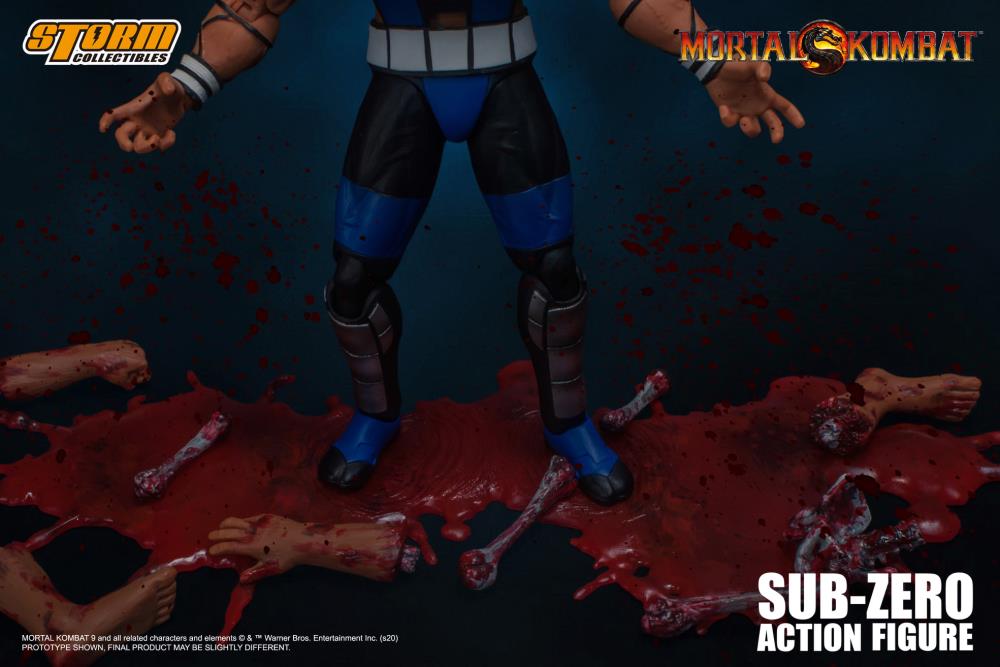 Mortal Kombat VS Series: MK3 Sub-Zero (Unmasked) 1/12 Scale Figure - Image 9
