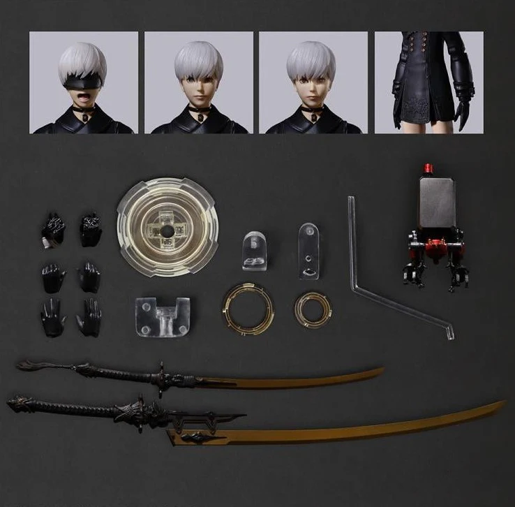 Nier Automata Play Arts Kai - 9S (YoRHa No.9 Type S) Deluxe Version - Image 11