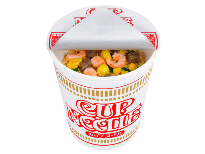 Nissin Best Hit Chronicle Series Cup Noodle Model Kit - Image 2