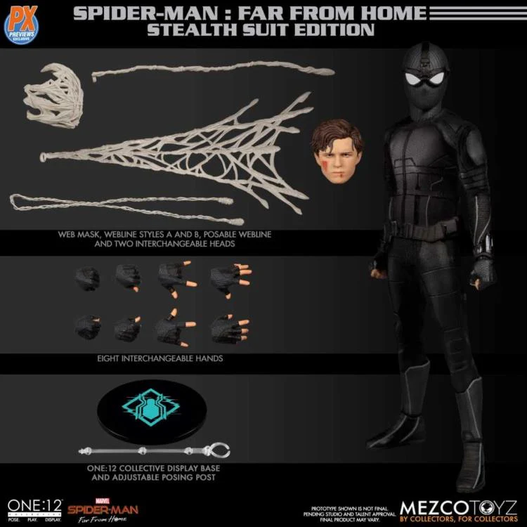 One:12 Collective Spider-Man: Far From Home - Spider-Man (Stealth Suit) Ver. - Image 7