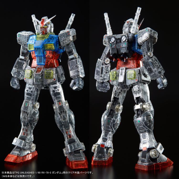 PG Unleashed RX-78-2 Gundam (Clear Color Body) Exclusive Accessory Set - P-Bandai Exclusive - Image 2