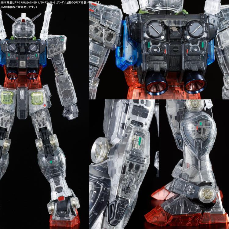 PG Unleashed RX-78-2 Gundam (Clear Color Body) Exclusive Accessory Set - P-Bandai Exclusive - Image 7