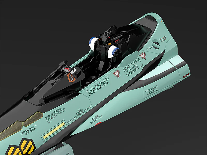 PLAMAX RVF-25 Messiah Valkyrie (Luca Angeloni) MF-59: Minimum Factory Macross Frontier Fighter Nose 1/20 Scale Model Kit - Image 7