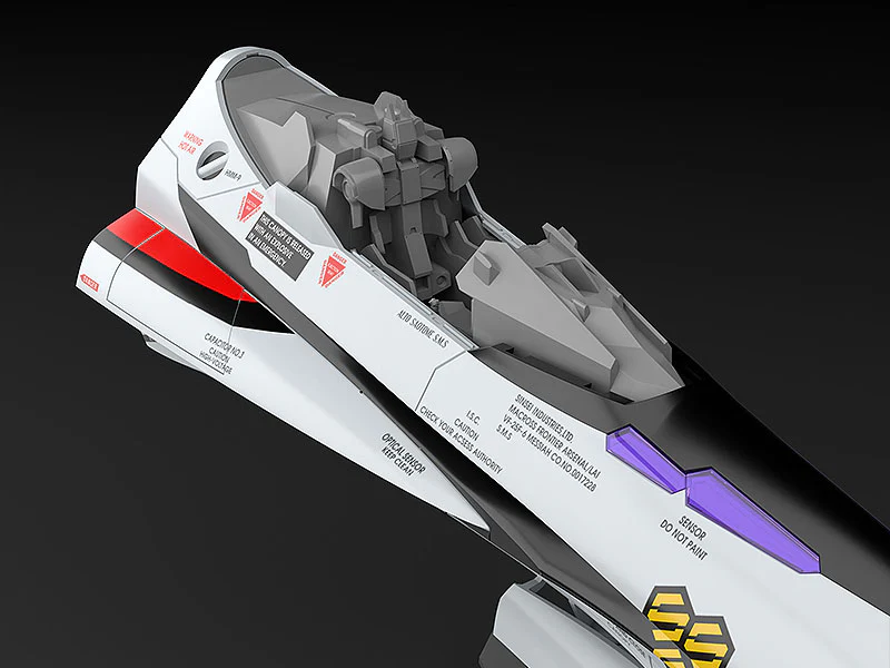 PLAMAX VF-25F MF-51: Minimum Factory Macross Frontier Fighter Nose 1/20 Scale Model Kit - Image 6