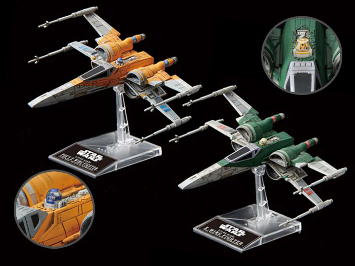 Poe's X-Wing Fighter & X-Wing Fighter 1/44 Scale Model Kit - Image 2