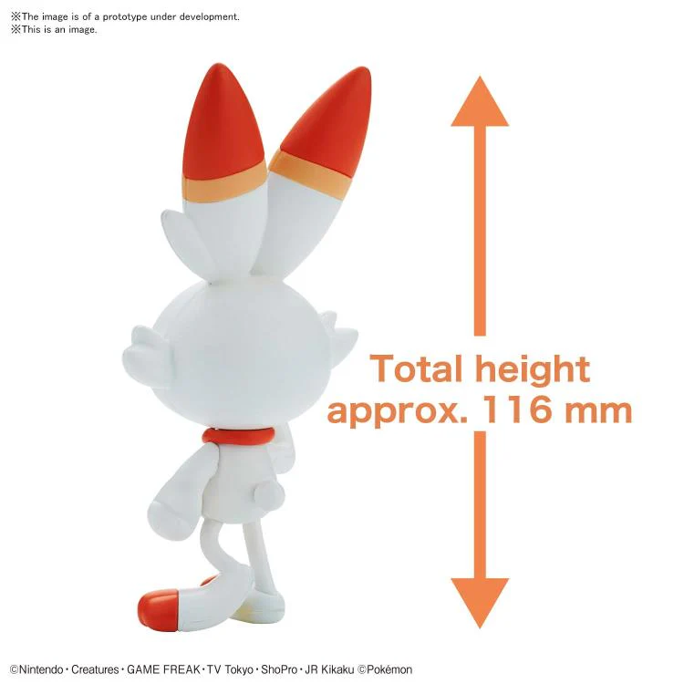 Pokemon Model Kit Quick!! 05 Scorbunny - Image 3