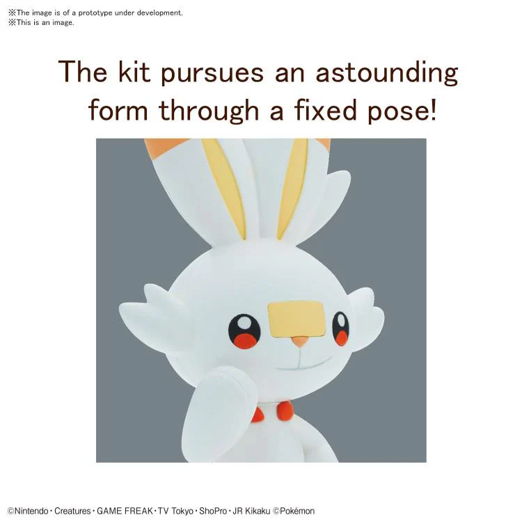 Pokemon Model Kit Quick!! 05 Scorbunny - Image 4