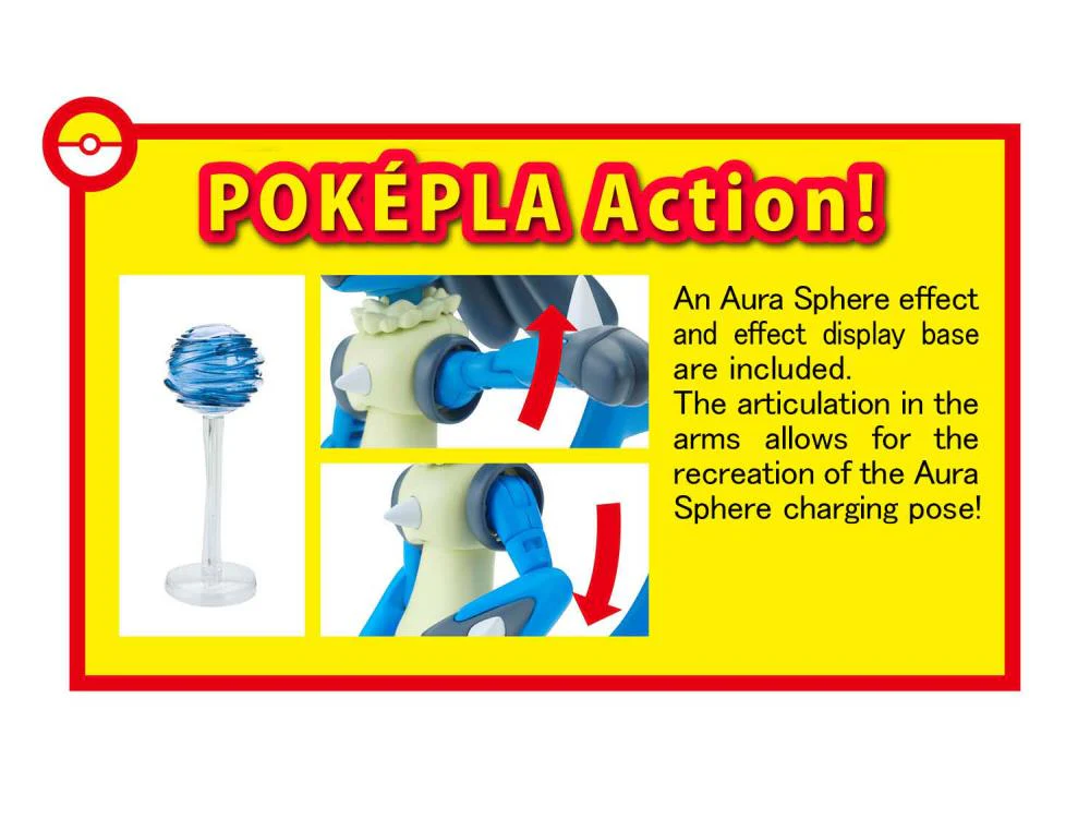 Pokemon Riolu & Lucario Model Kit Set - Image 4