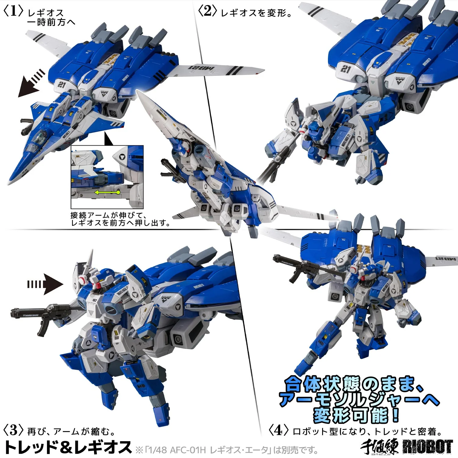 Riobot Mospeada AB-01H Tread 1/48 Scale - Image 12