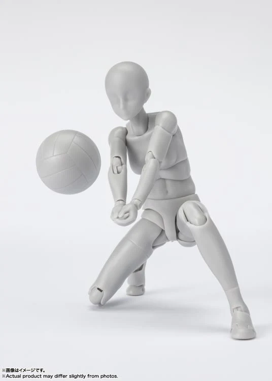 S.H.Figuarts - Body-chan Sports Edition Set (Gray Color Ver.) - Image 7