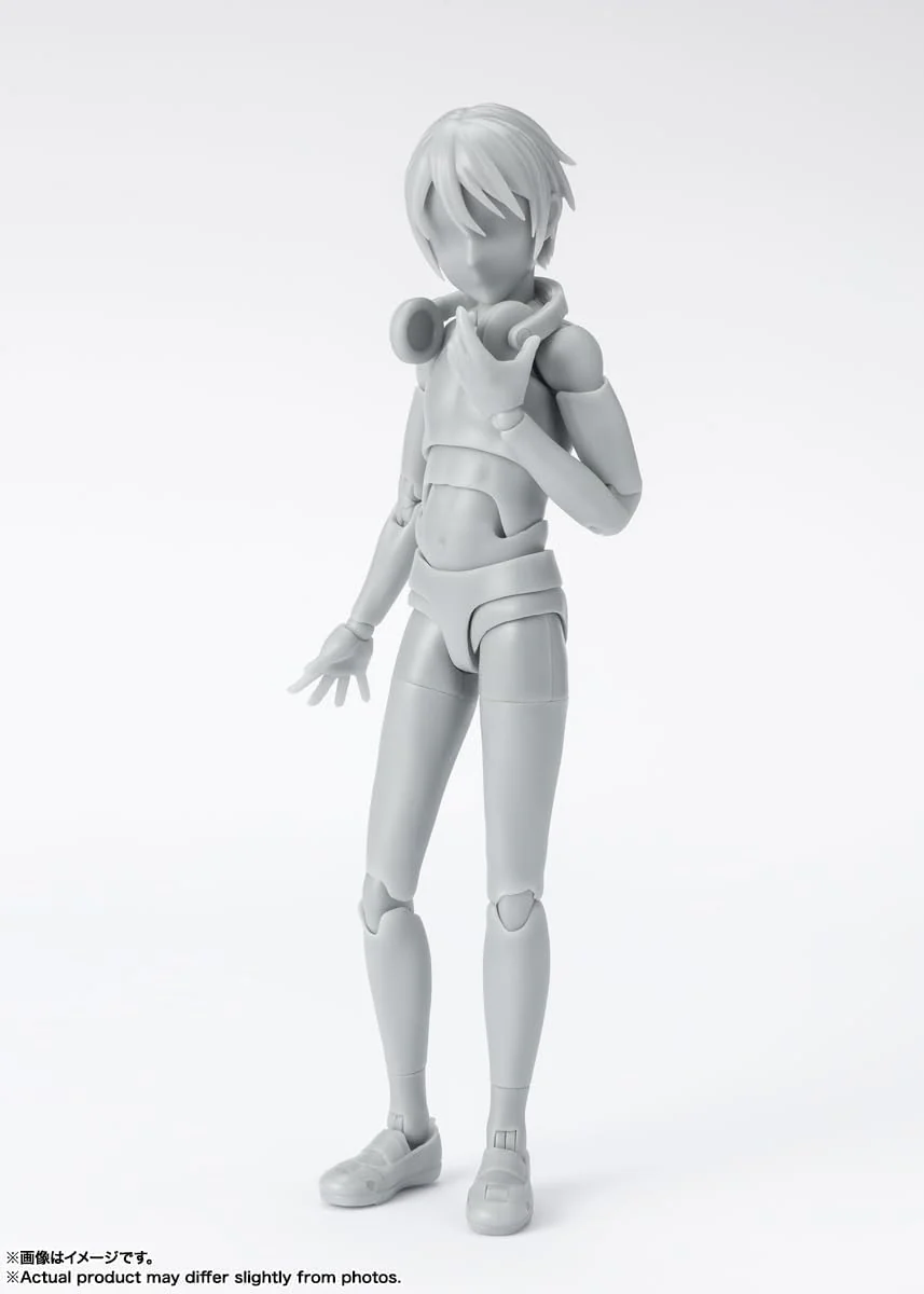 S.H.Figuarts - Body Kun - School Life Edition Set (Gray Color Ver.) - Image 4
