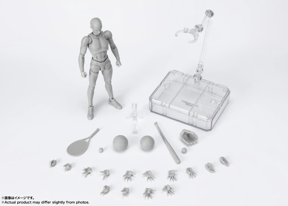 S.H.Figuarts - Body-kun Sports Edition Set (Gray Color Ver.) - Image 10