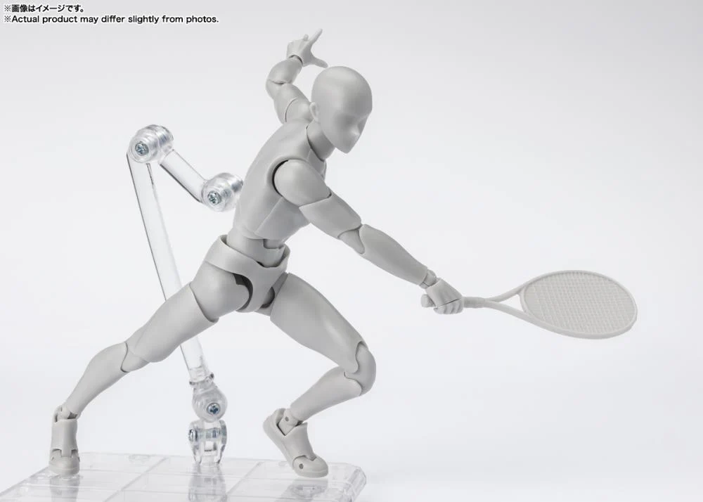 S.H.Figuarts - Body-kun Sports Edition Set (Gray Color Ver.) - Image 7