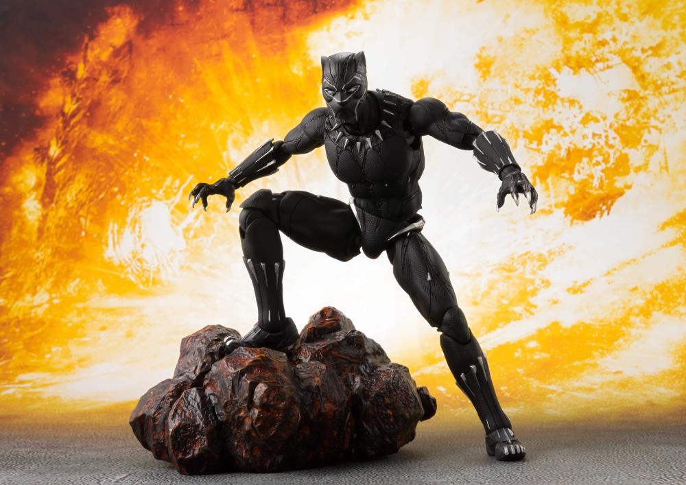 S.H. Figuarts - Infinity War: Black Panther & Tamashii Effect Rock - Image 2