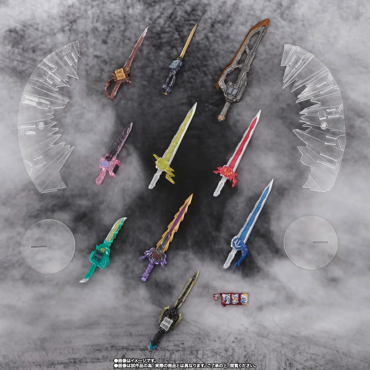 S.H. Figuarts - Kamen Rider Saber - Xross Saber & 10 Holy Sword Exclusive 2 Piece Set - P-Bandai - Image 6
