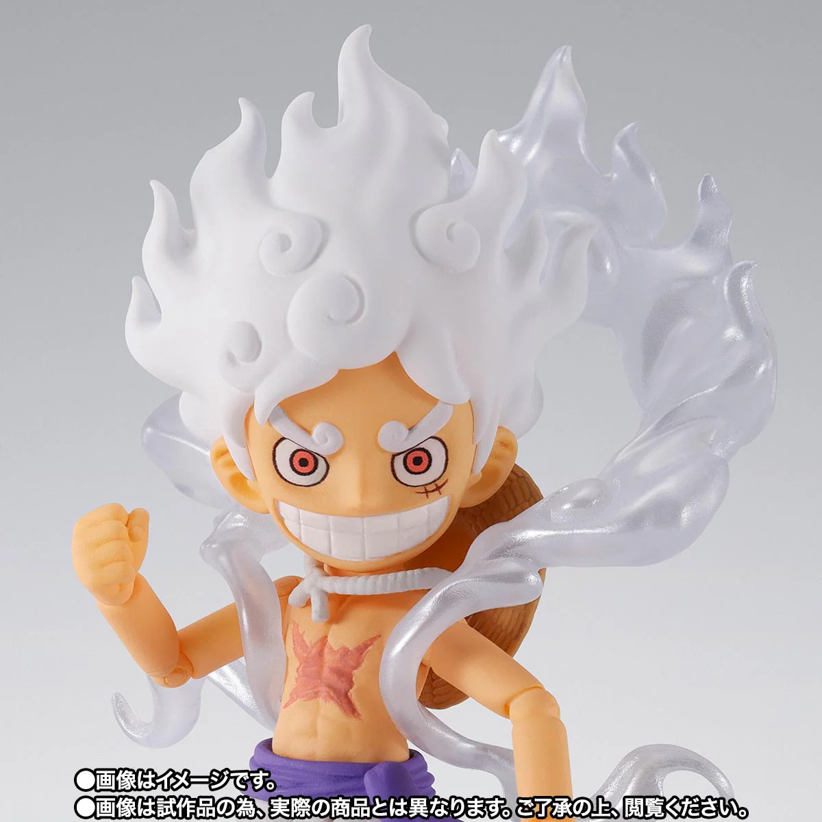 S.H.Figuarts x World Collectable Figure Monkey D. Luffy (Gear 5 Ver.) - P-Bandai - Image 2