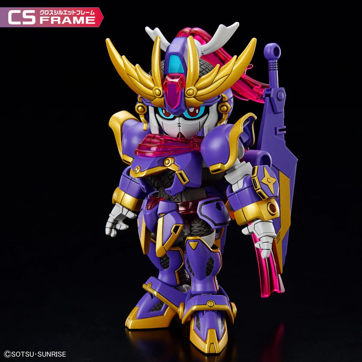 SD Gundam Cross Silhouette #003 F-Kunoichi Kai (F91 Kai) - Image 2