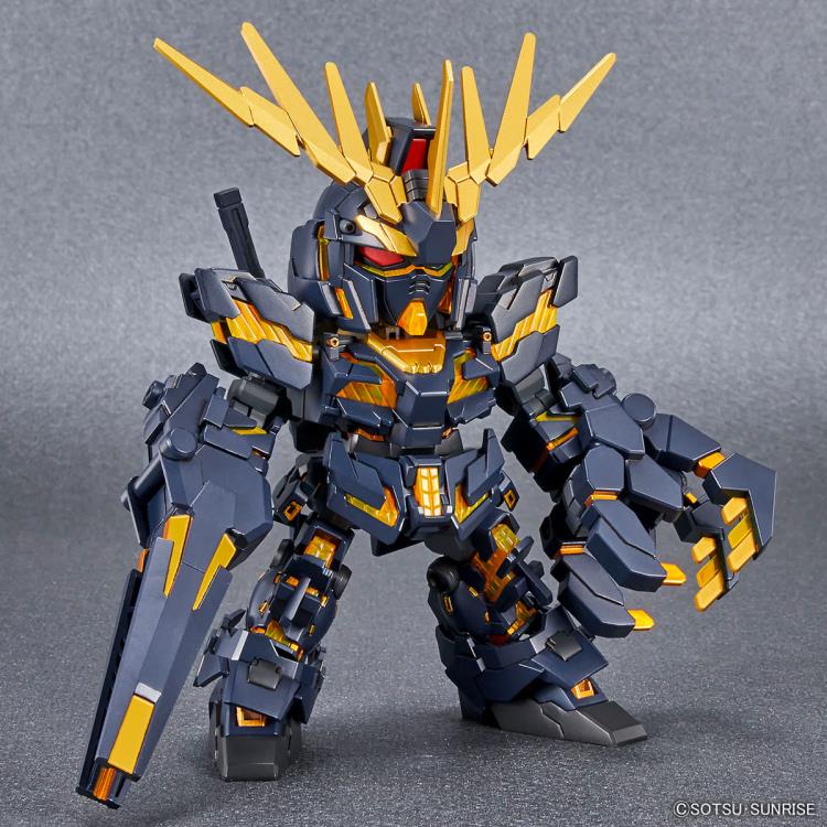SD Gundam Cross Silhouette #019 Unicorn Gundam Unit 2 Banshee (Destroy Mode) & Banshee Norn Parts Set - Image 2