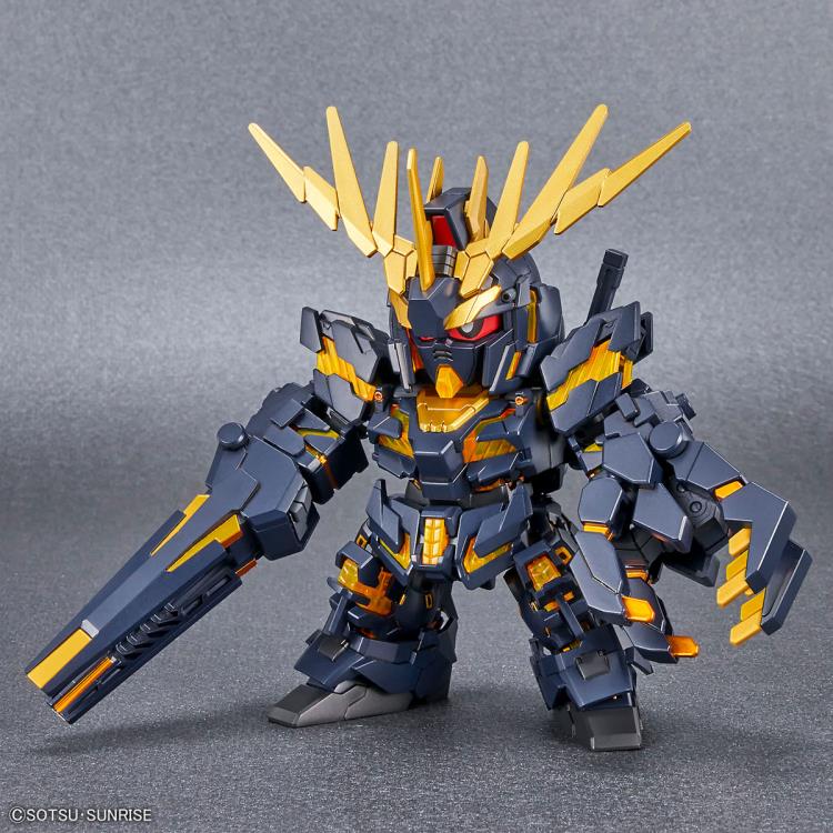 SD Gundam Cross Silhouette #019 Unicorn Gundam Unit 2 Banshee (Destroy Mode) & Banshee Norn Parts Set - Image 3